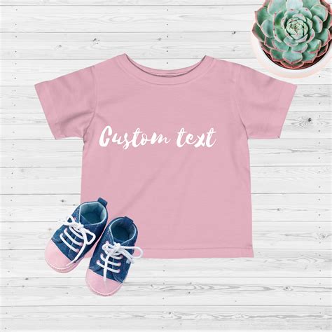 BABY CUSTOM SHIRT Personalized baby t-shirt Children's | Etsy