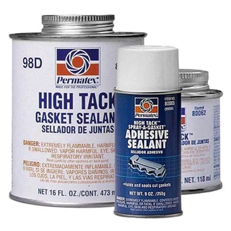 Permatex® - High Tack™ Gasket Sealant and High Tack™ Spray-A-Gasket™ Sealant