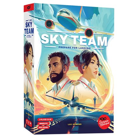 Sky Team Two-Player Cooperative Game | Board Game Bandit