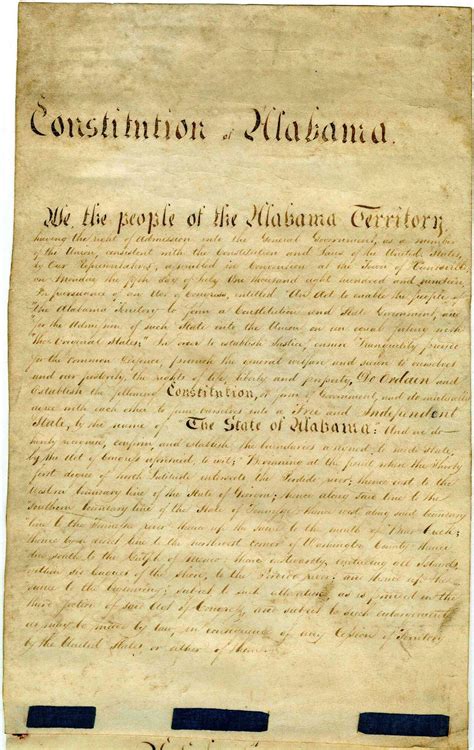 Alabama's first constitution was created 200 years ago - al.com