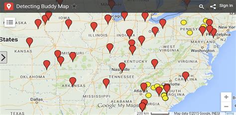 Metal Detecting Buddy Map