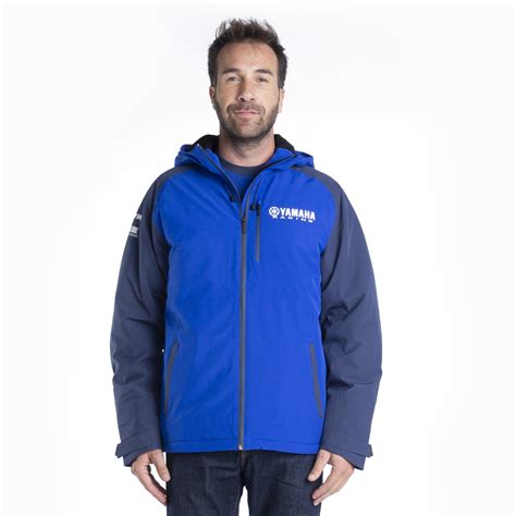 Paddock Blue Men’s Waterproof Jacket - Clothing & Merchandise - Yamaha ...