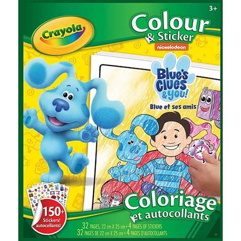 Buy Crayola - Colour & Sticker Book Blue's Clues & you! Online at ...