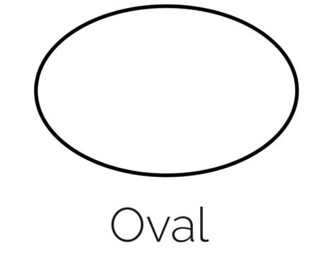 Oval Shapes To Print