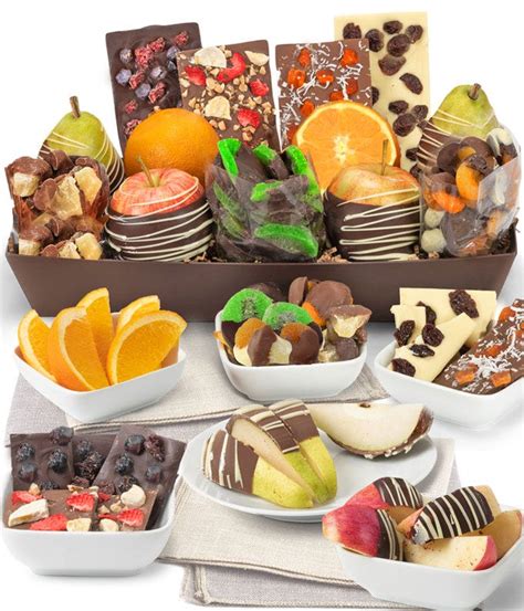 Chocolate Covered Fruit Basket - The Gift Basket Store