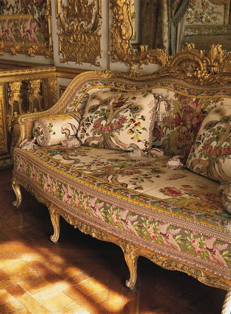 Furniture In Queen Marie Antoinette Bedroom At Versailles Palace Editorial Stock Image - Image ...