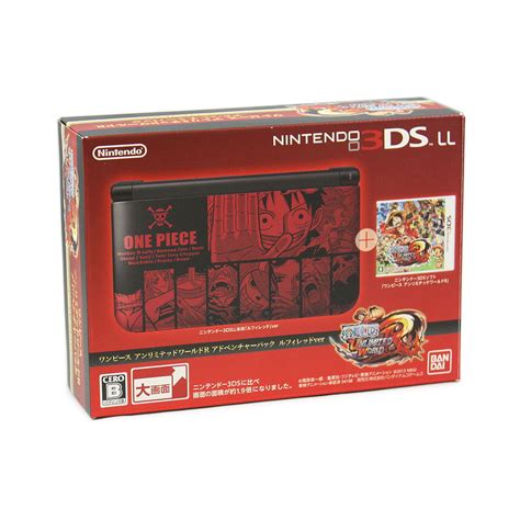 Nintendo 3DS LL - One Piece Unlimited World R Limited Adventure Pack (Luffy Red ver.)