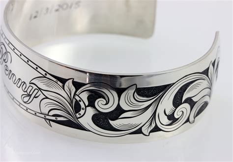 Hand Engraved Silver Bracelet - DAVID SHEEHAN ~ ENGRAVERDAVID SHEEHAN ~ ENGRAVER