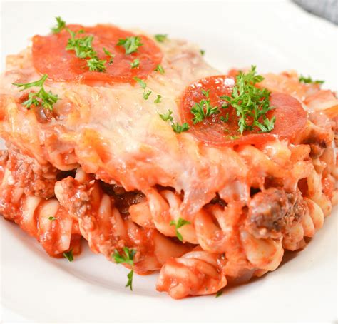 Pepperoni Pizza Casserole - From Gate To Plate