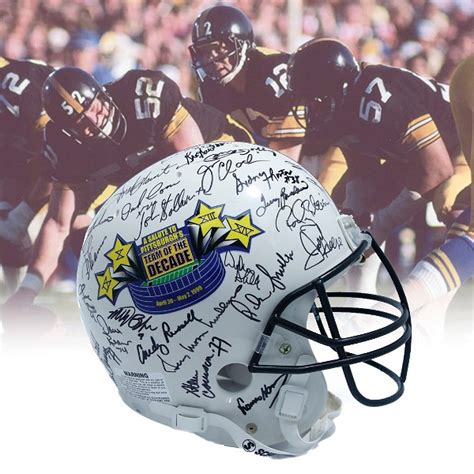 Pittsburgh Steelers Team Of The Decade Signed Helmet