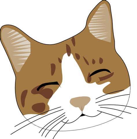 Happy Cat Face Clip Art at Clker.com - vector clip art online, royalty free & public domain