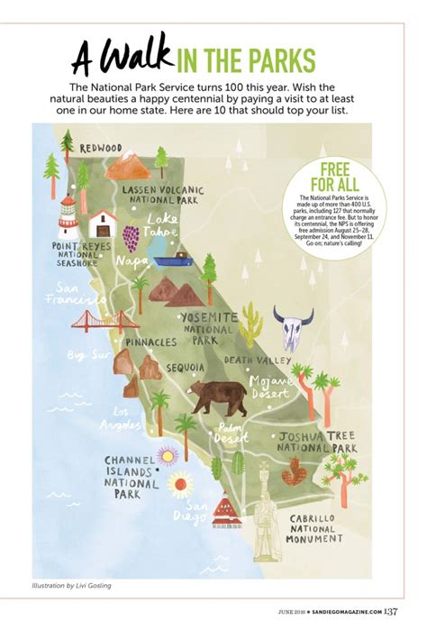 Location Map Of Sequoia And Kings Canyon National Parks, California ...