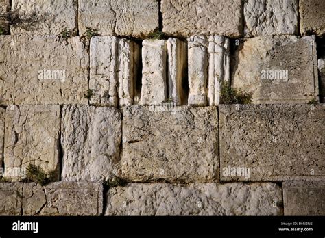 The Western Wall at night , Jerusalem ,Israel Stock Photo - Alamy