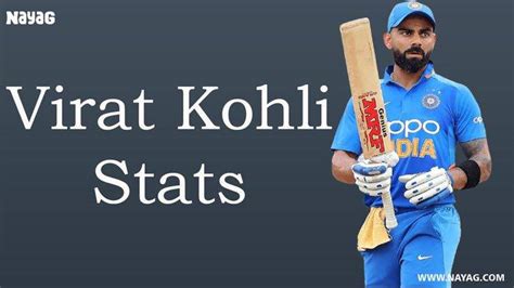 Virat Kohli Stats : Century, ODI, Test, T20 , Ranji Trophy Career Year ...