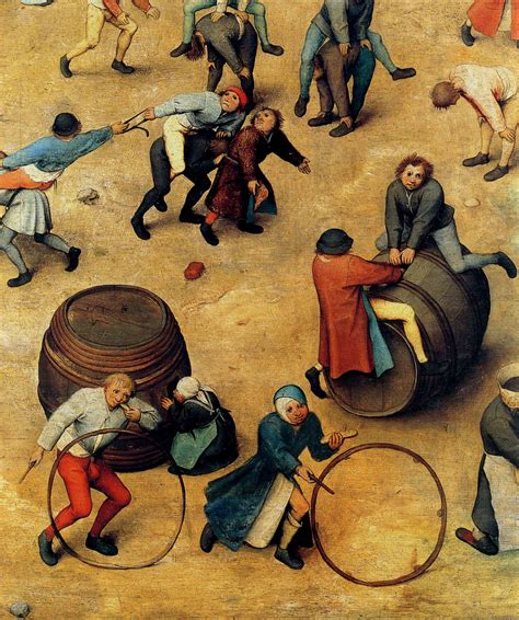 1560 Pieter Bruegel the Elder :: Sets of Children (detail) | Pieter ...