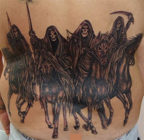 the four horsemen of the apocalypse tattoo - Google Search | Tattoos, Four horsemen of the ...