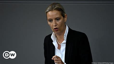 Alice Weidel, the joint leader of the far-right Alternative for Germany party, has tested ...