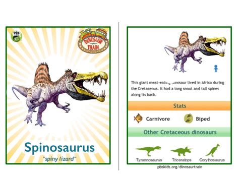 Dinosaur Train Spinosaurus card by Vespisaurus.deviantart.com on @DeviantArt | Spinosaurus ...