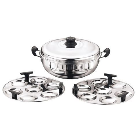 Buy Kitchen Essentials Stainless Steel Idli Maker - Induction Bottom Online at Best Price ...