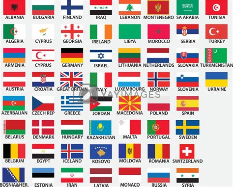 national flags of all european countries by xprmntl Vectors & Illustrations Free download ...