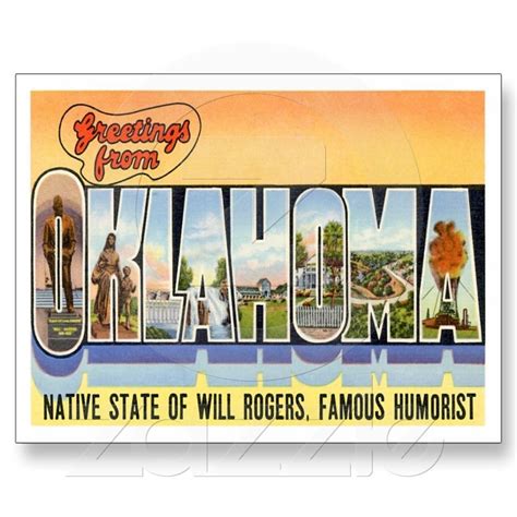 Oklahoma | City postcard, Postcard, Vintage postcard