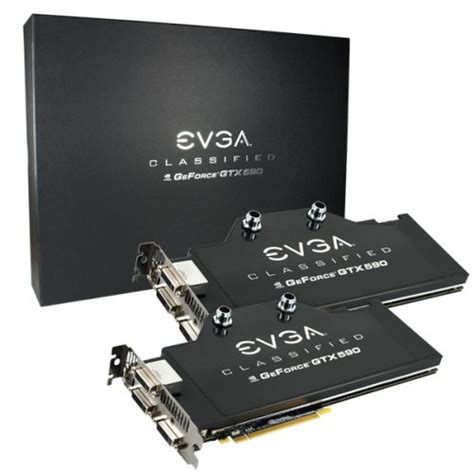 EVGA GTX 590 Classified HC Quad SLI Pack: EVGA GTX 590 Classified HC ...