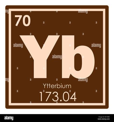 Ytterbium symbol hi-res stock photography and images - Alamy