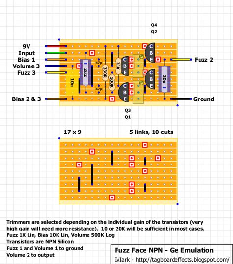 Fuzz Face Pnp Schematic