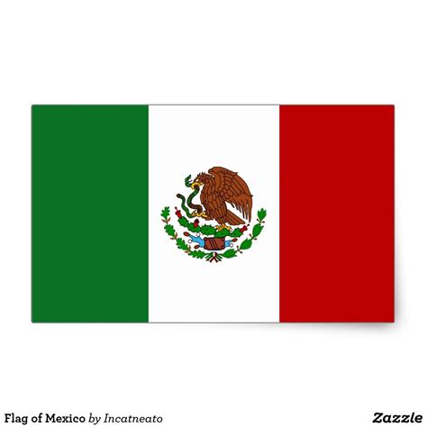 Flag of Mexico Rectangular Sticker Mexico Flag, Free Design, Tool Design, Zazzle, Text, Stickers ...