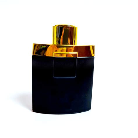 Wholesale Luxury Black Perfume Bottle 90 ml With Gold Cap For Men, High ...