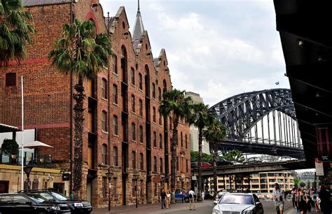 The Rocks And Sydney Harbour Bridge Photograph by Kaye Menner