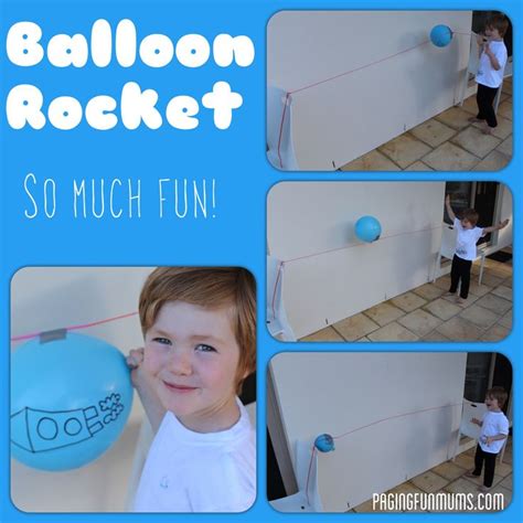 Balloon Rocket…an easy & FUN Science Experiment for Kids | Cool science experiments, Science ...
