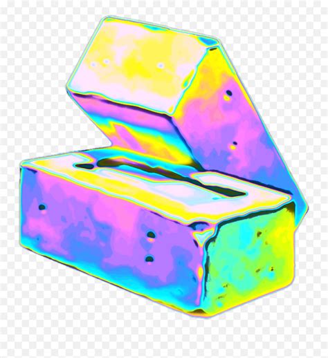 Emoji Brick Holographic Freetoedit - Art,Brick Emoji - free transparent emoji - emojipng.com