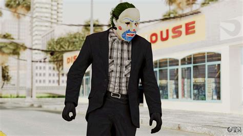 Joker Heist Outfit GTA 5 Style for GTA San Andreas