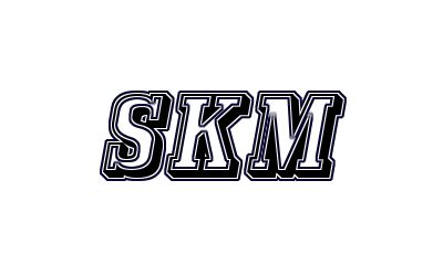 SKM logo. Free logo maker.