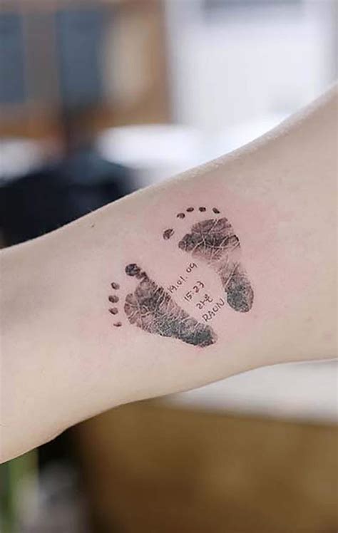 Child birth date tattoo ideas photos