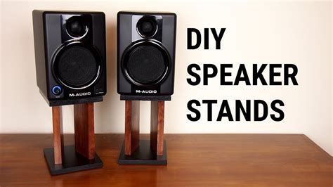DIY Speaker Stands - YouTube