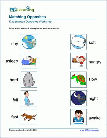 Free Preschool & Kindergarten Activity Worksheets - Printable | K5 Learning