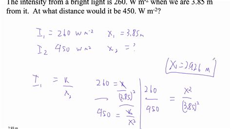 HTPIB12C1 The Inverse Square Law Example #2 - YouTube