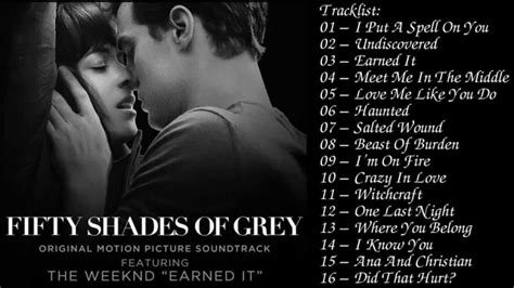 Fifty Shades of Grey (Full Album) (Soundtrack) | Fifty shades of grey ...