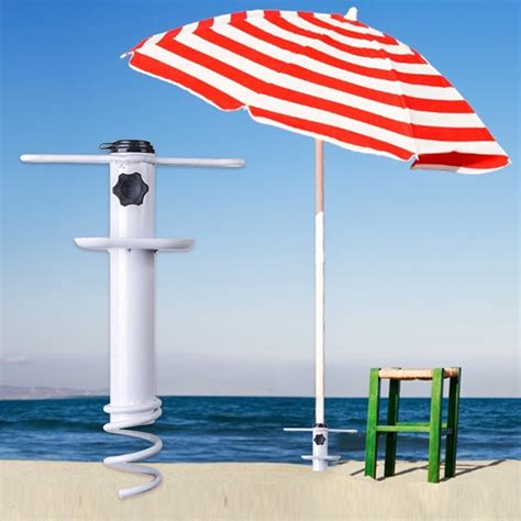 Beach Umbrella Sand Anchor, Umbrella Anchor Windproof Portable Beach ...