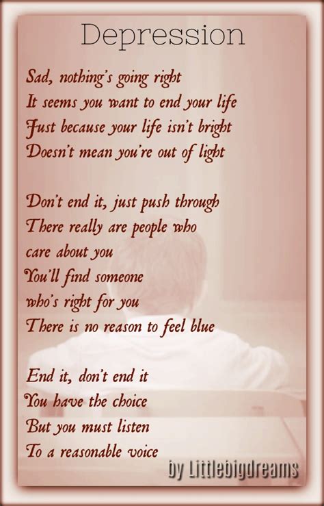 Depression-littlebigdreams | Words Of Understanding And Compassion