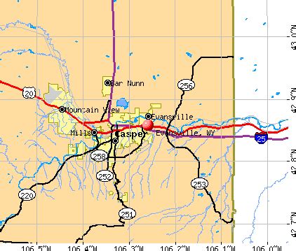 Evansville, Wyoming (WY 82609) profile: population, maps, real estate ...