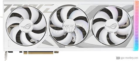 ASUS ROG Strix GeForce RTX 4090 White Edition Benchmark and Specs