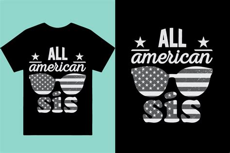 4th of July, All American Sis Graphic by Creative Goods · Creative Fabrica