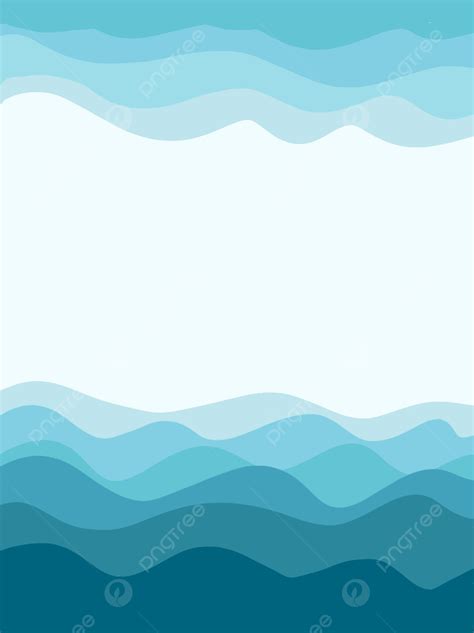 Cartoon Ocean Waves Background