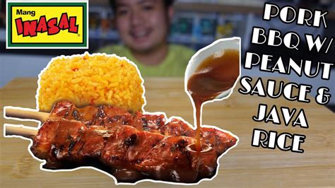 Mang Inasal's BBQ with Peanut Sauce & Java Rice Taste Test | TTT ep. 129 - YouTube