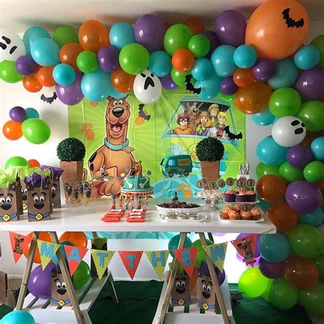 Arianny’s Decorations no Instagram: “Scooby Doo party.! 🐶👌 #balloonsdeco… | Scooby doo birthday ...