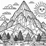 Rocky Mountain coloring Page Download Or Print For free sketch template