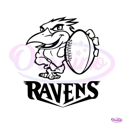 Baltimore Ravens Mascot Football Team SVG